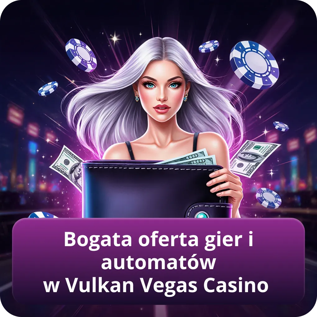 Bogata oferta gier i automatów w Vulkan Vegas Casino
